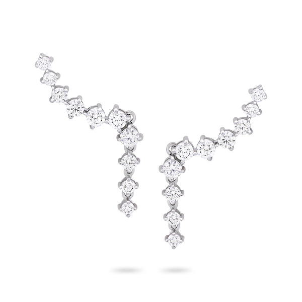 Gradiva Moonlit Sparkle | Diamond Earrings | 18K Gold