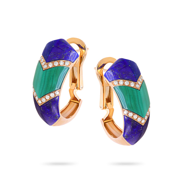 Gradiva Blue Lagoon | Diamond Earrings | 18K Gold