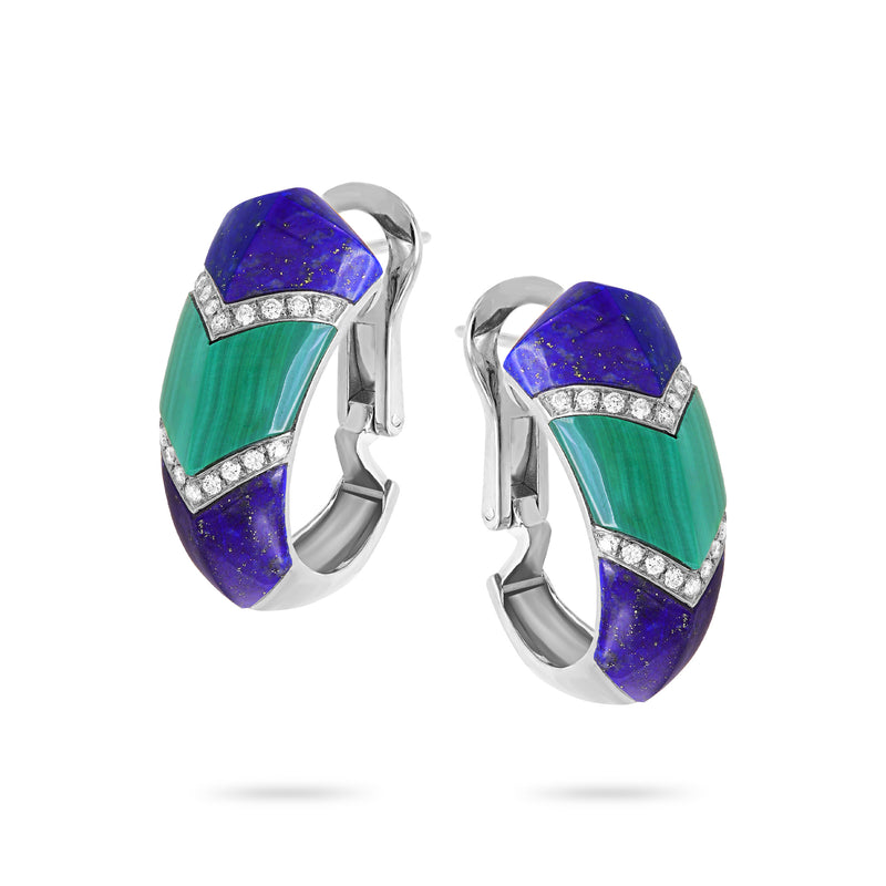 Gradiva Blue Lagoon | Diamond Earrings | 18K Gold