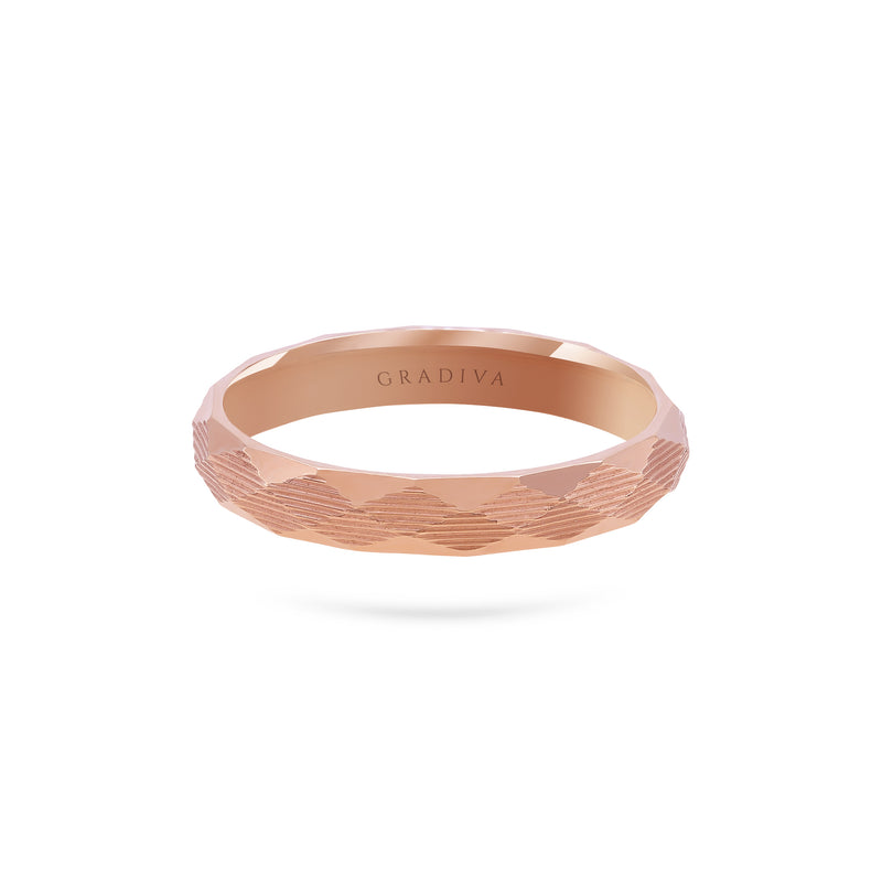 Gradiva Wedding Band | Gold Ring | 14K Gold