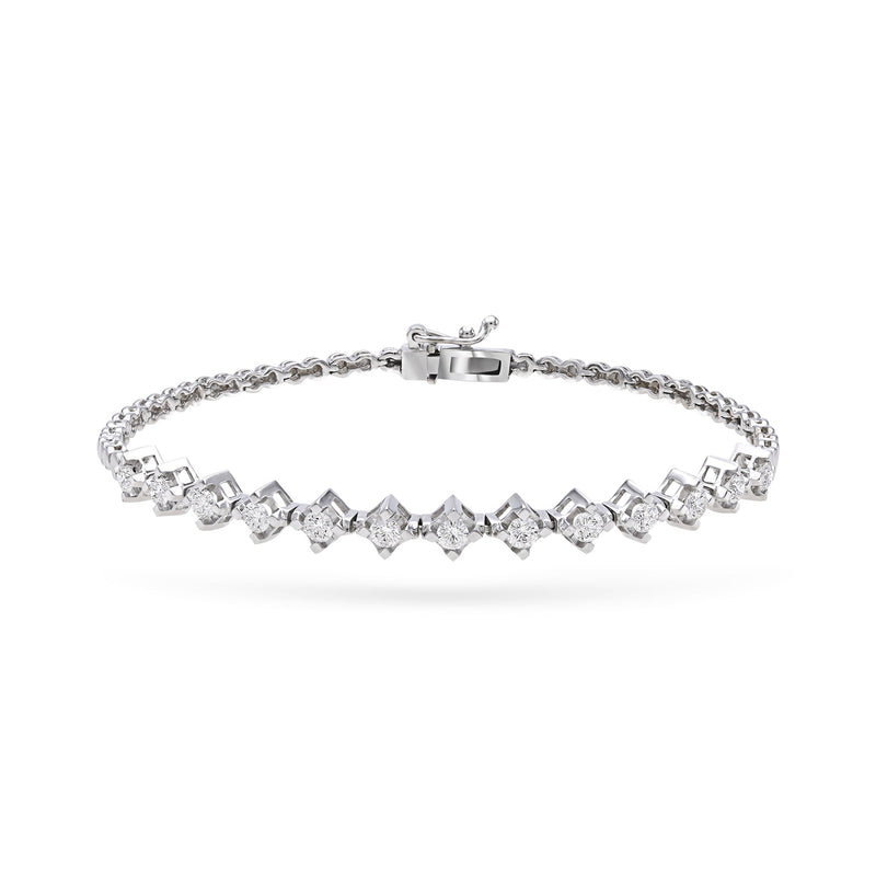 Gradiva Tennis Bracelet | Diamond Bracelet | 18K Gold