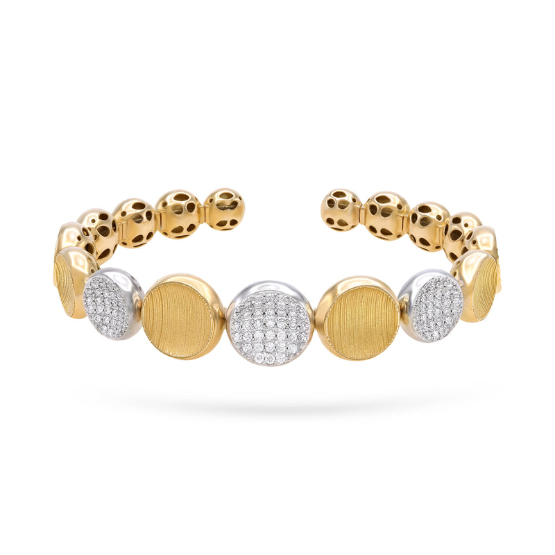 Gradiva Honeycomb | Diamond Bracelet | 18K Gold