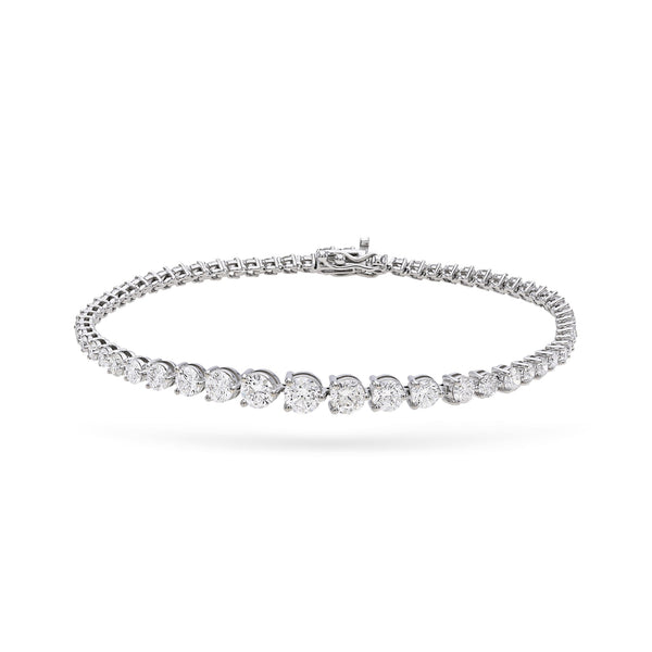 Gradiva Tennis Bracelet | Diamond Bracelet | 18K Gold