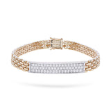 Gradiva Chains | Diamond Bracelet | 14K Gold