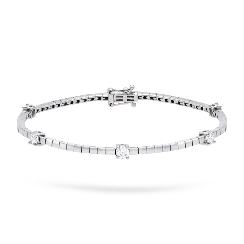 Gradiva Tennis Bracelet | Diamond Bracelet | 14K Gold