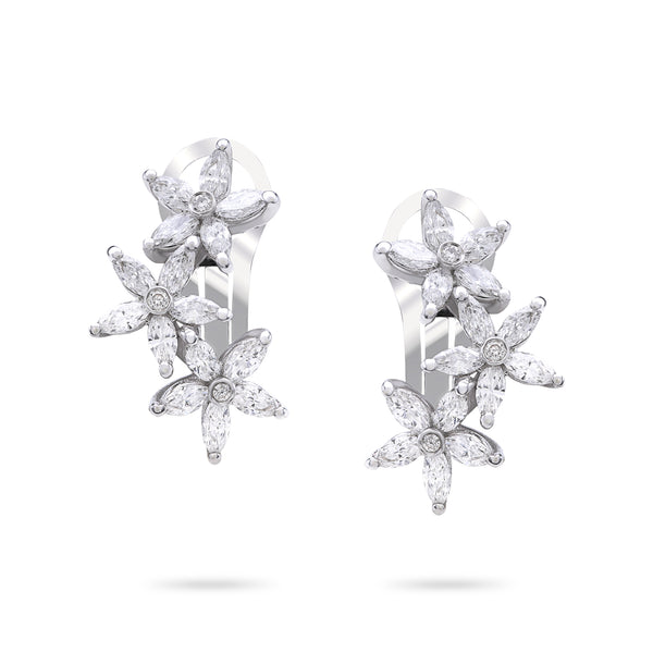 Gradiva Lilie | Diamond Earrings | 14K Gold