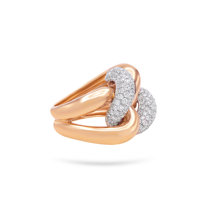 Gradiva Chains | Diamond Ring | 18K Gold