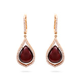 Gradiva Rosa | Diamond Earrings | 14K Gold