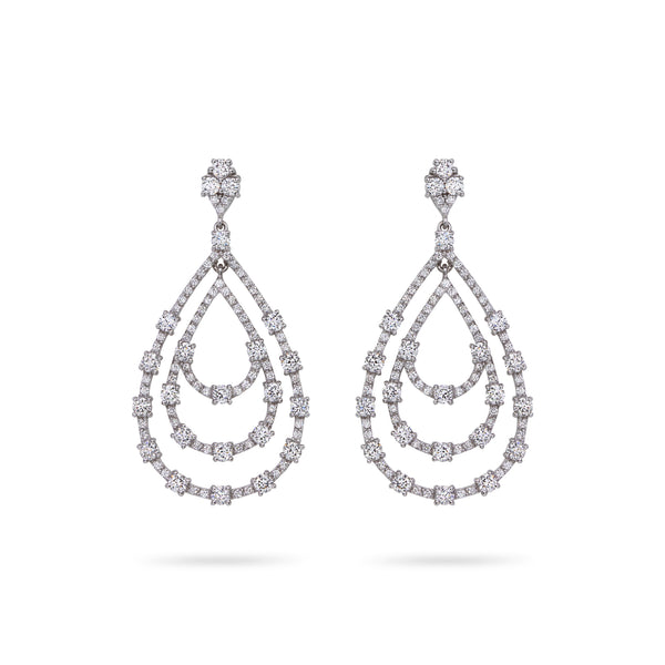 Gradiva Maia | Diamond Earrings | 4.6 Cts. | 18K Gold