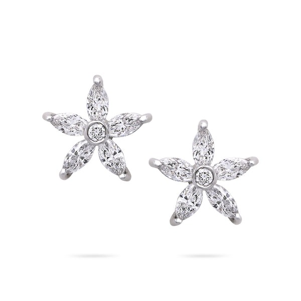 Gradiva Lilie | Diamond Earrings | 14K Gold