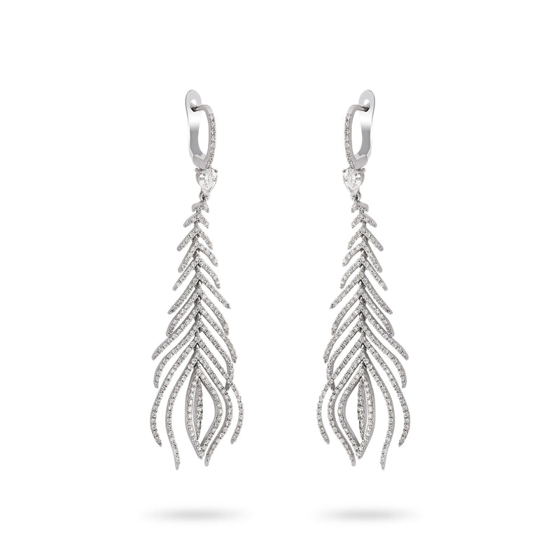 Gradiva Pine | Diamond Earrings | 2.4 Cts. | 14K Gold