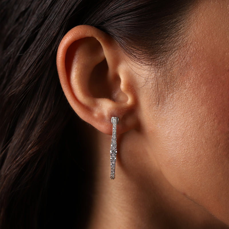 Gradiva Purity | Diamond Earrings | 1.22 Cts. | 14K Gold