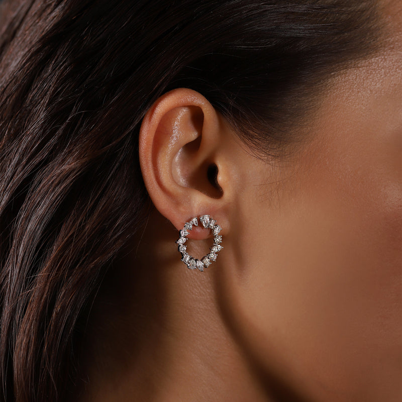 Gradiva Sunset | Diamond Earrings | 3.31 Cts. | 14K Gold