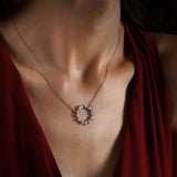 Gradiva Sunset | Diamond Necklace/Pendant | 1.65 Cts. | 14K Gold