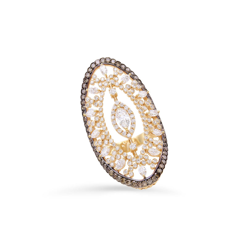 Gradiva Motif | Diamond Ring | 2.55 Cts. | 18K Gold