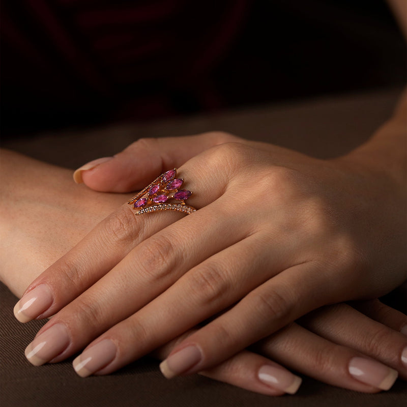 Gradiva Morning Glory | Diamond Ring | 0.61 Cts. | 18K Gold