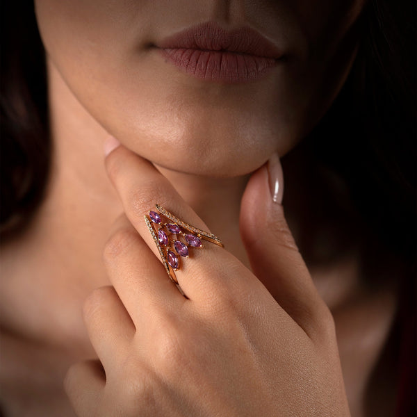 Gradiva Morning Glory | Diamond Ring | 0.61 Cts. | 18K Gold