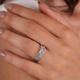 Gradiva Half Eternity | Diamond Ring | 14K Gold