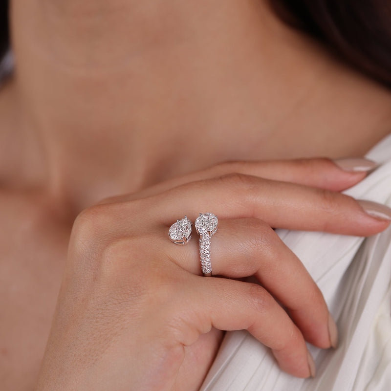 Gradiva Medusa | Diamond Ring | 1.99 Cts. | 14K Gold