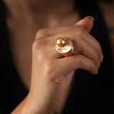 Gradiva Caramel Crush | Diamond Ring | 14K Gold