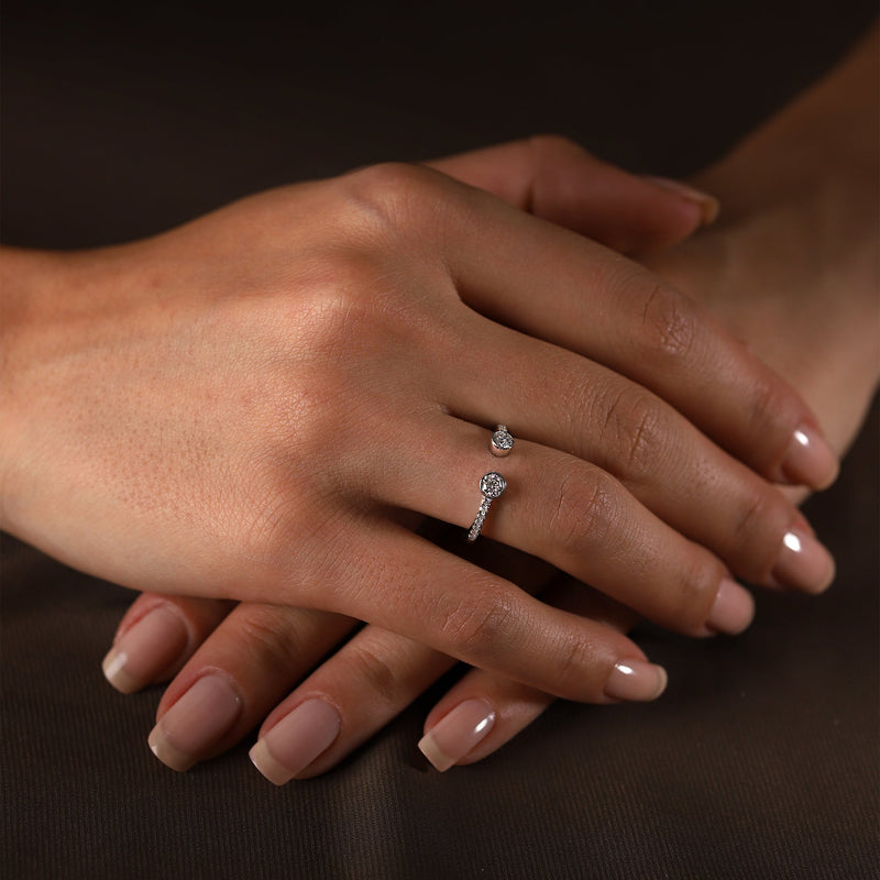 Gradiva Siblings | Diamond Ring | 0.45 Cts. | 14K Gold